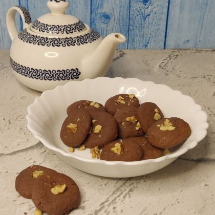 Chocolate Walnut Cookies
