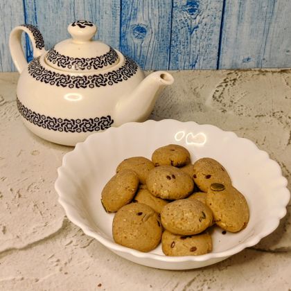 Mixed Seed Almond Cookies