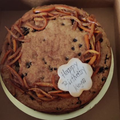 Orange Choco chip Cakes