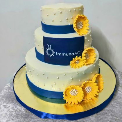 pharma company inauguration cake