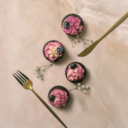 Lemon Blueberry Cupcakes with Cream Cheese Icing